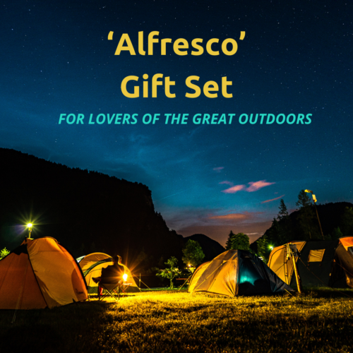 Gift set for lovers of camping, summer evenings and being outdoors
